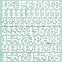Mintay Papers Chipboard - Number set