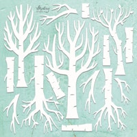 Mintay Papers Chipboard - Tree set