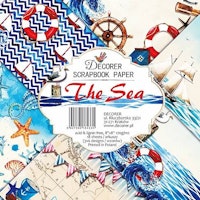 Decorer Paper Pack 8x8 - The Sea