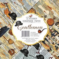 Decorer Paper Pack 8x8 - Gentleman