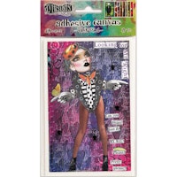 Dylusions Adhesive Canvas - Set 2