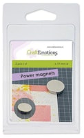CraftEmotions 2 Power magnets for magnetic media mat ca 19mm