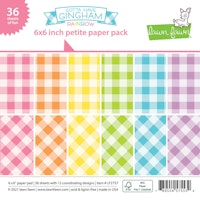 Lawn fawn - Rainbow petite paper pack 6x6