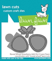 Lawn fawn - Reveal wheel strawberry add-on