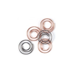 Metal Spiral Clips 25pcs - Antique & Copper