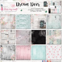 Dress My Craft Paper Pad 12X12 - Dream Door