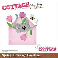 CottageCutz Dies - Kitten W/Envelope