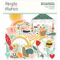 Simple Stories - Full Bloom Bits & Pieces Die-Cuts 61/Pkg