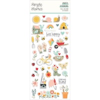 Simple Stories - Full Bloom Puffy Stickers 38/Pkg