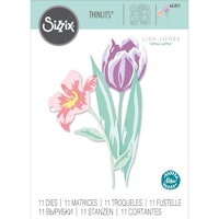 Sizzix Thinlits Dies - Layered Spring Flowers