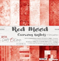 Craft O Clock Paper set 12x12 - Red Mood