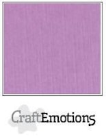 Craft Emotions Cardstock Linen 12x12 10 pack - Lila