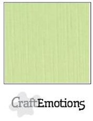Craft Emotions Cardstock Linen 12x12 10 pack - Kiwi
