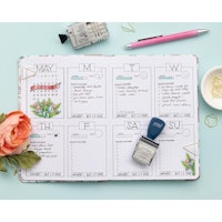 Point Perfect Bound Planner - Floral
