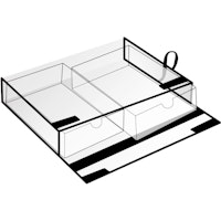 Totally Tiffany Storage & Supply Cases With 2 Drawers
