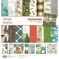 Simple Stories Collection Kit 12X12 - Simple Vintage Lakeside