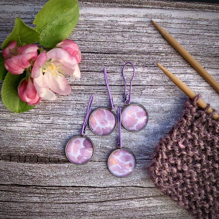 Stickmarkörer - Akvarell Lilacs