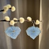 Örhängen - Blå hortensia