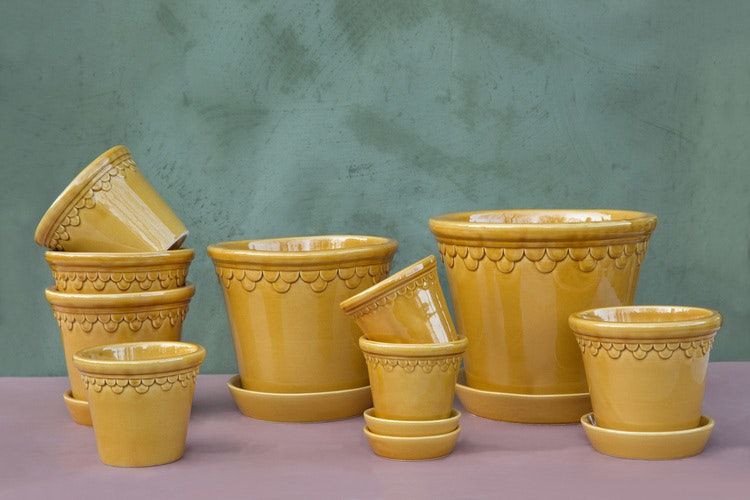 Bergs Potter -  Copenhagen - Yellow Glazed