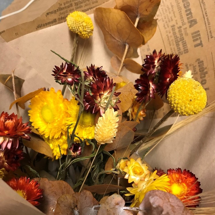 Dried bouquet - Warm tones