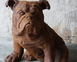 Västanvinden - Hundstaty - Rostfärgad (Bulle)