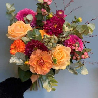 Floristens val - Rosa & Orange