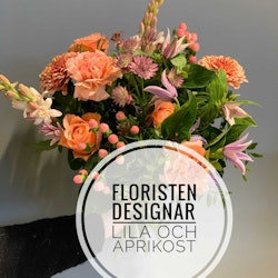 Floristens val - Lila & Aprikos