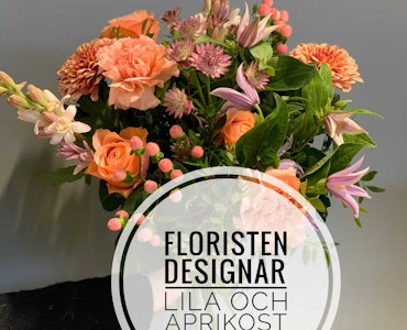 Floristens val - Lila & Aprikos