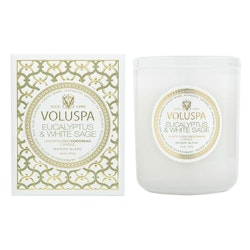 Voluspa Boxed Candle - EUCALYPTUS & WHITE SAGE