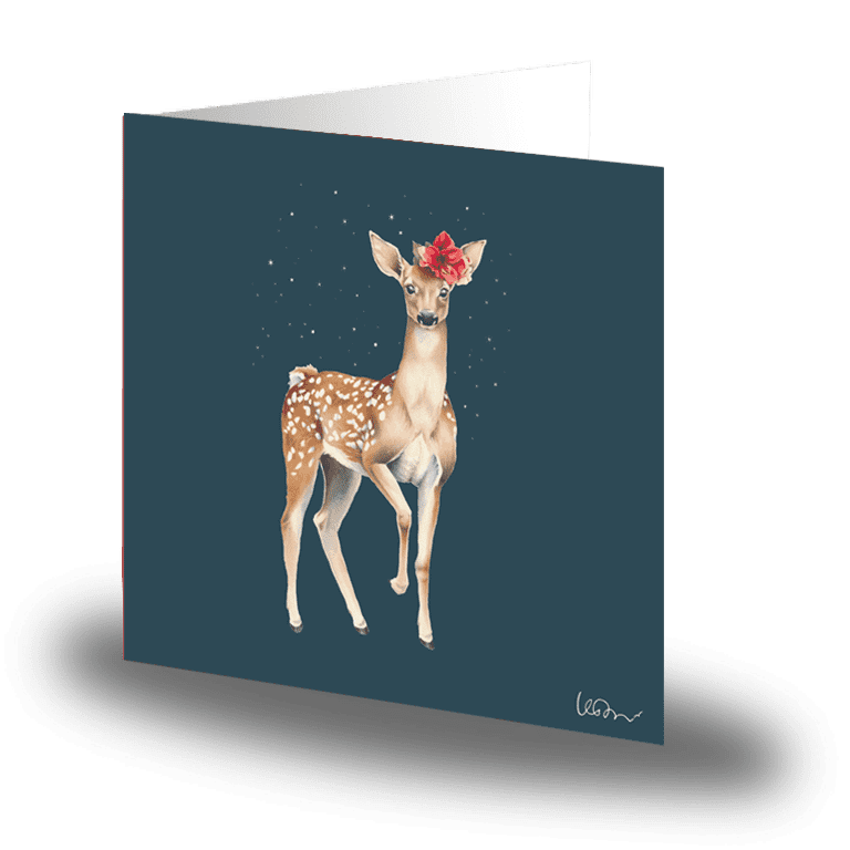 Cards by Jojo - Bambi Kahlo  - Stort kort