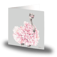 Cards by Jojo - Prima Ostrich - Stort kort