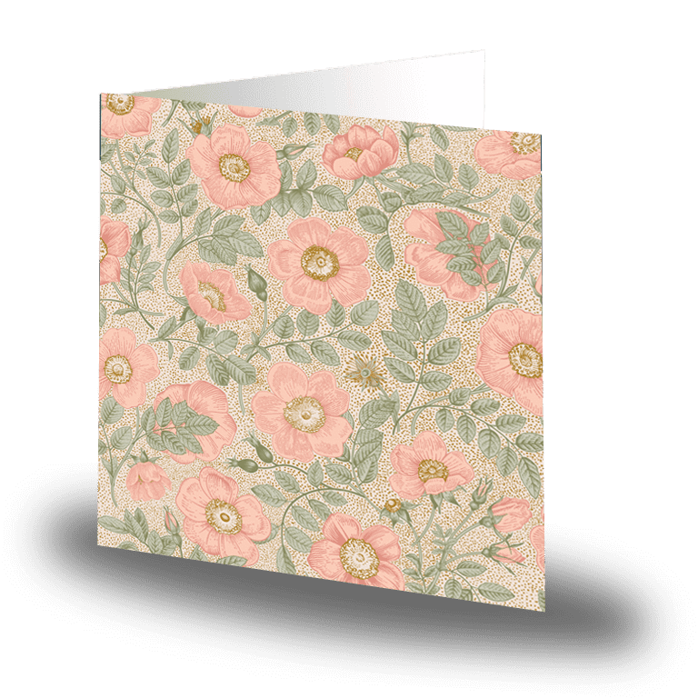 Cards by Jojo - Wild Roses - Stort kort