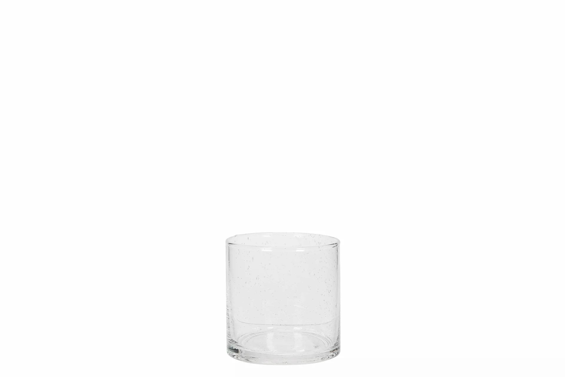 Cylindervas med bubblor