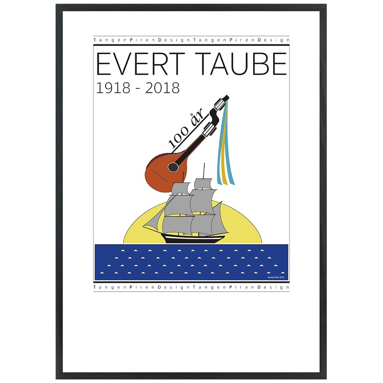 Poster Evert Taube Jubileum