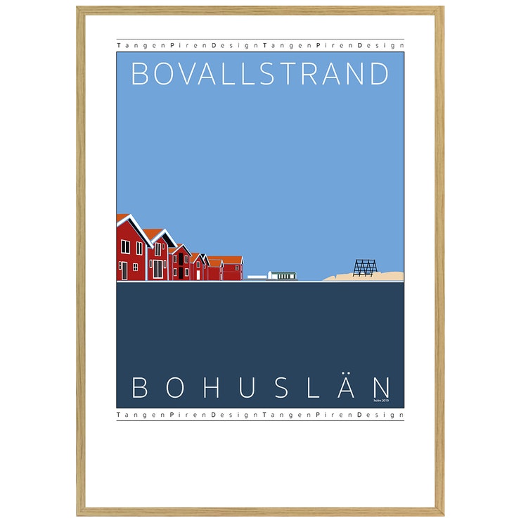 Poster Bovallstrand med ekram