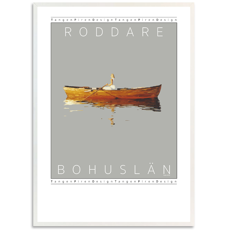 Poster Roddare vit ram