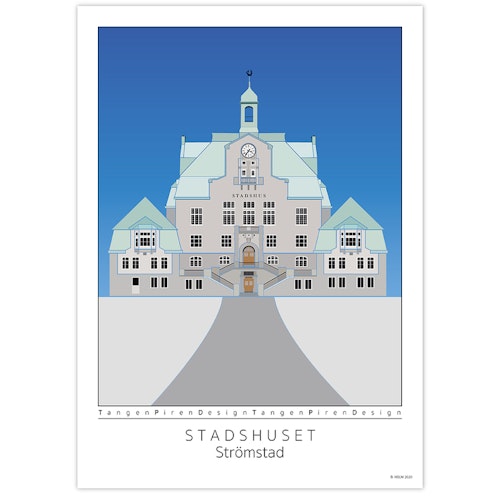 Poster Strömstads Stadshus