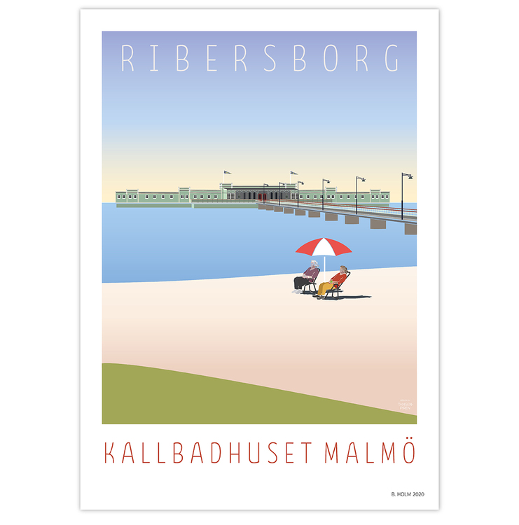 Poster Ribersborg utan ram