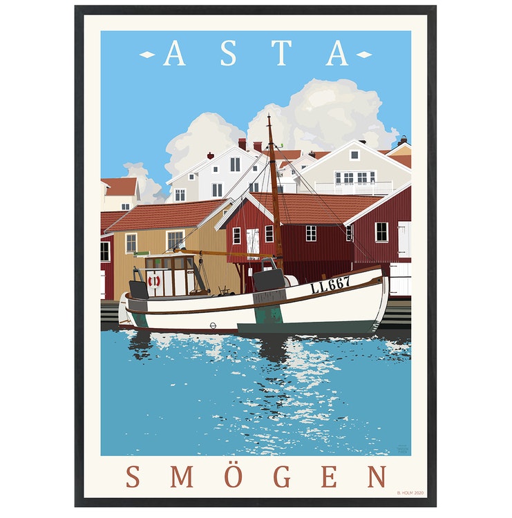 Poster Asta Smögen