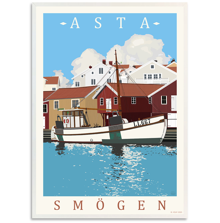 Poster Asta Smögen
