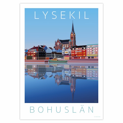 Poster Lysekil in Dawn Light