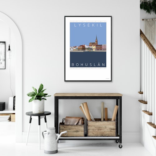 Poster Lysekil Harbor view