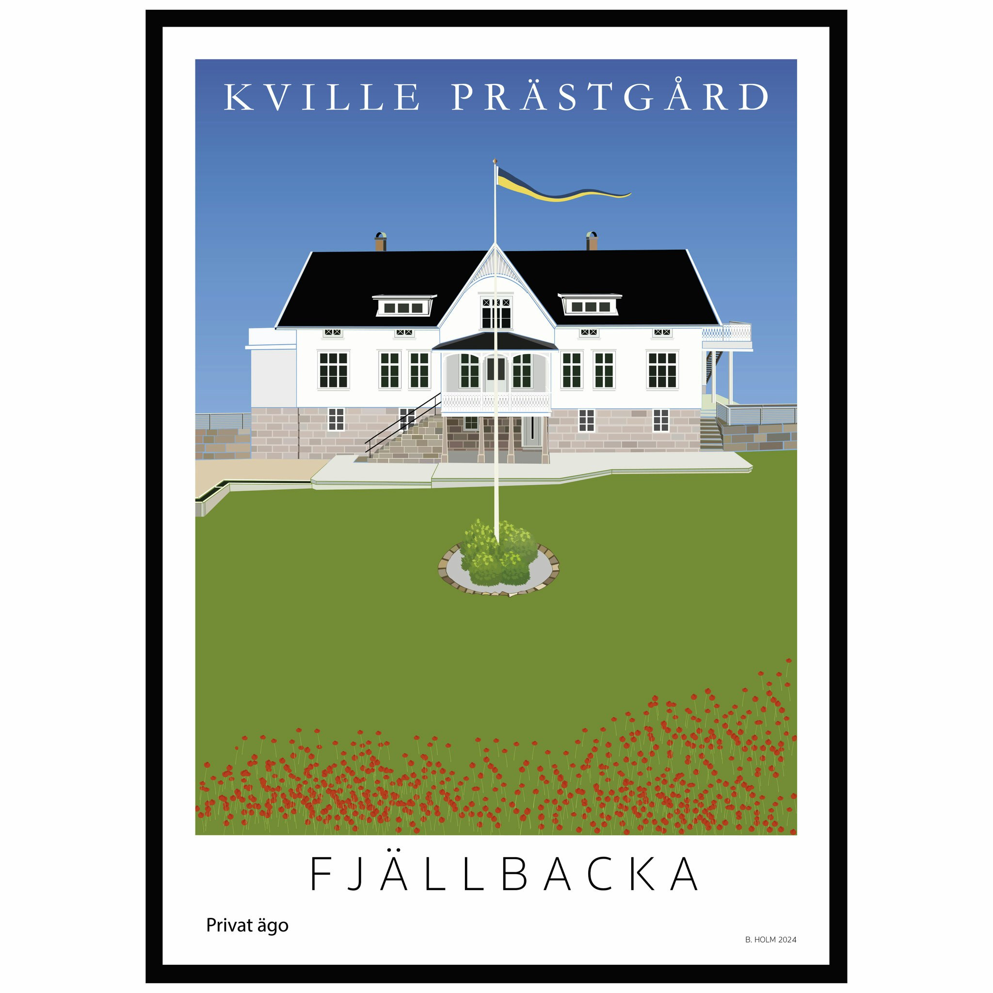 Poster Kville Prästgård