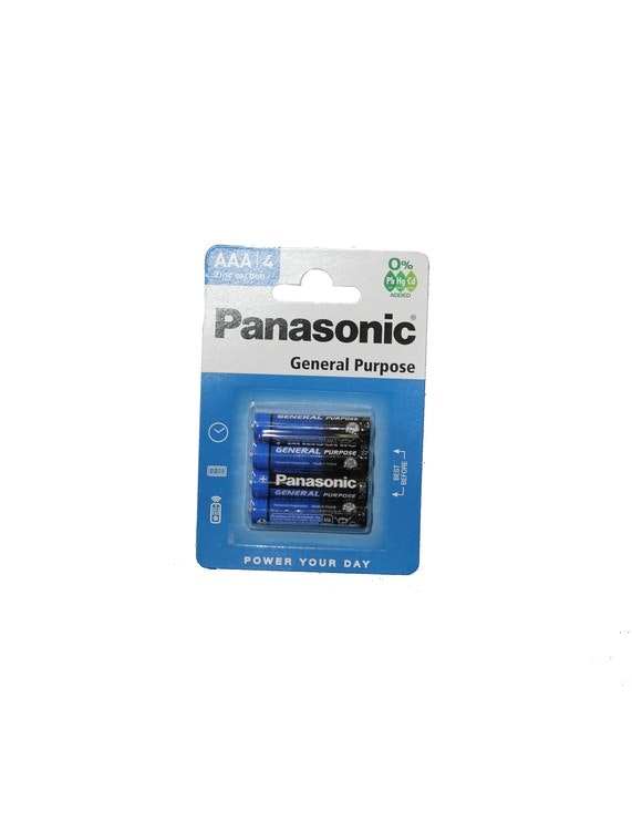 Batterier Panasonic, AAA 4-Pack