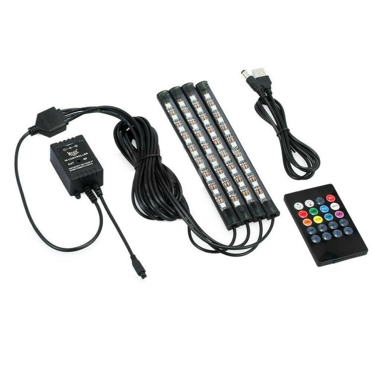 Interiör belysning RGB led-list kopplas med USB - Diodlagret Led-lister,  Dekaler , luftfräschare Och bilvårdsprodukter