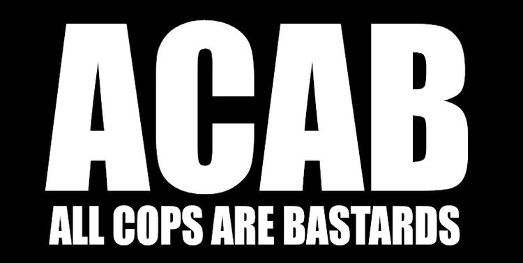 ACAB dekal, för dig som inte gillar polisen