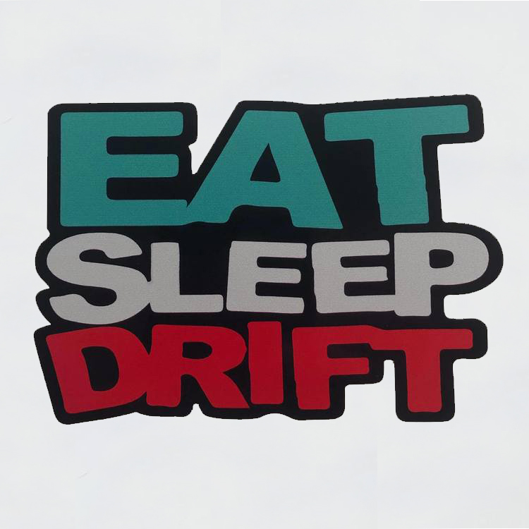 EAT SLEEP DRIFT dekaler