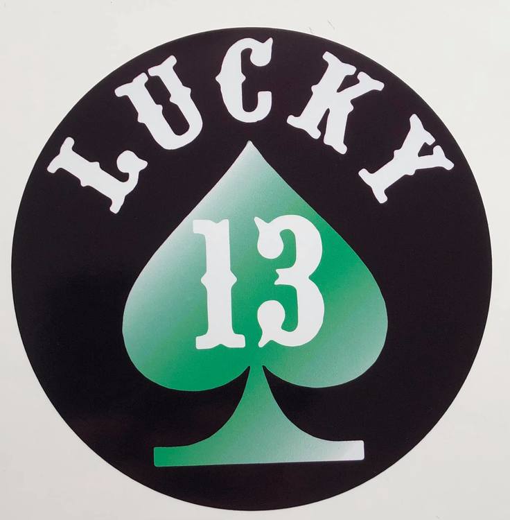 Lucky 13 dekaler och klistermärken