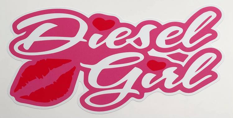 Diesel Girl dekaler och klistermärken