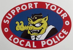 Dekal Support your local police